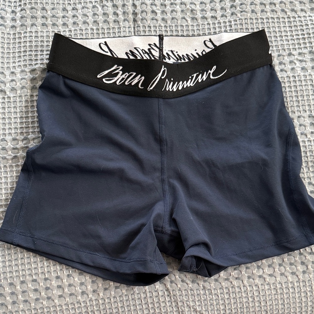 Born Primitive Dark Blue Athletic Shorts